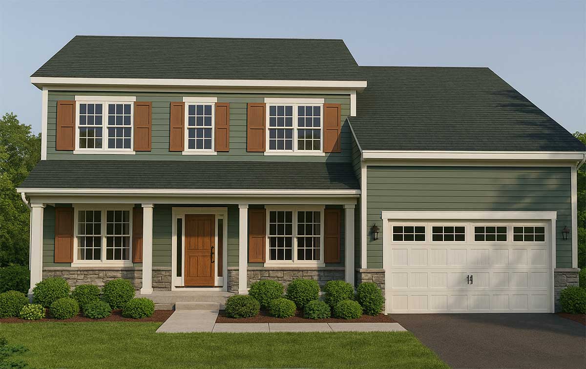 The Hallmark model floor plan