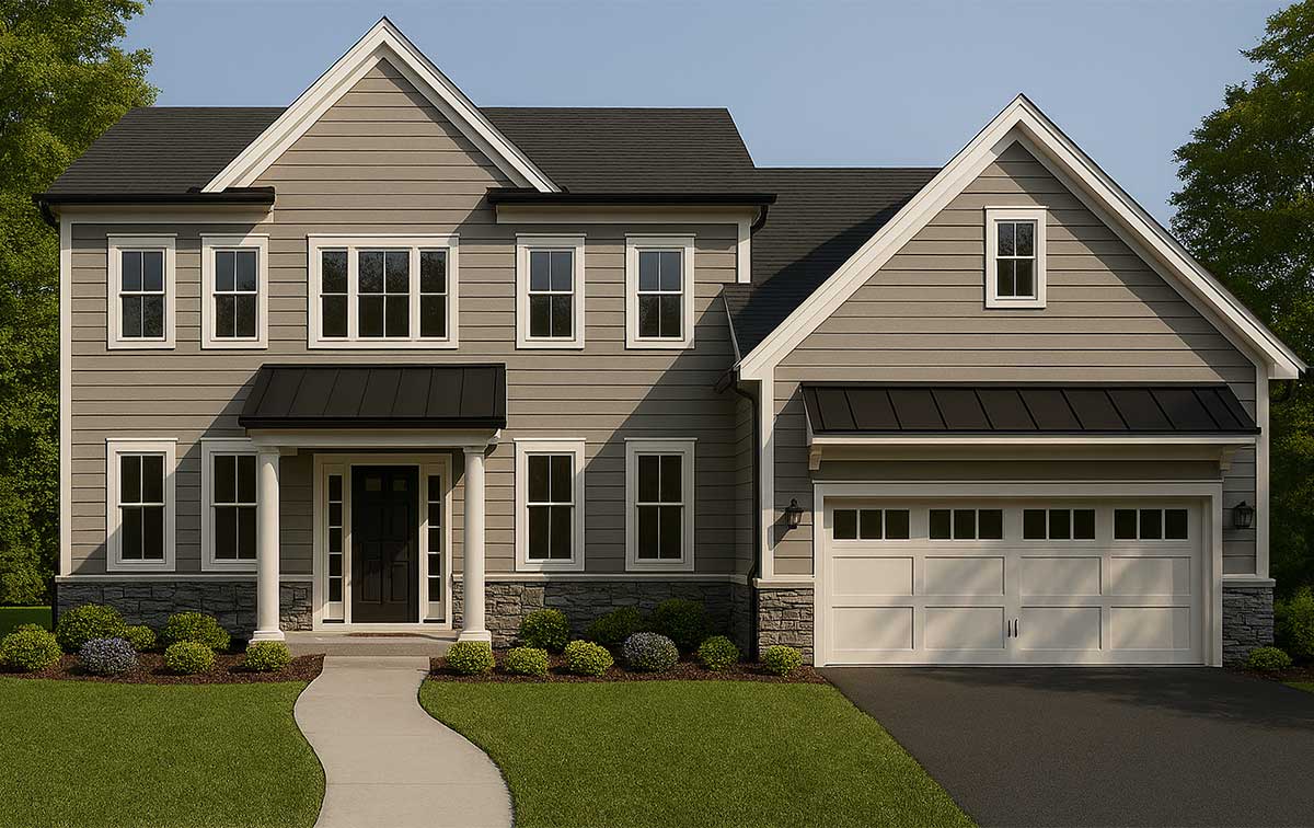 The Hamilton model floor plan